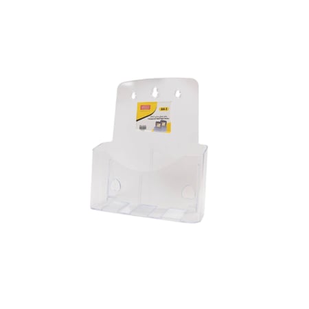 حامل اوراق A4 جداري للتعليق شفاف بطبقة واحدة