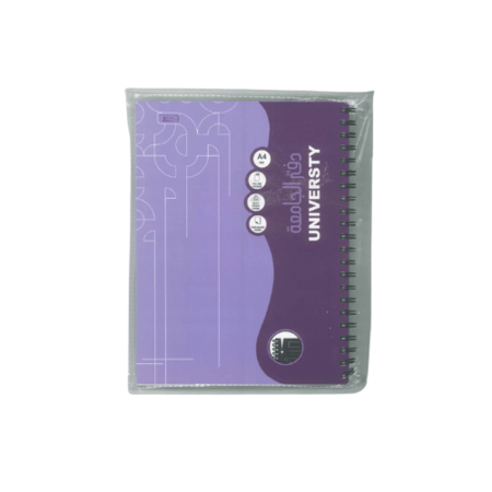 دفتر عربي A4 سلك 150 ورقة غير مقسم