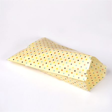 مجموعة (25) كيس بلاستيك ملون للهدايا والتوزيعات - 30*20 سم