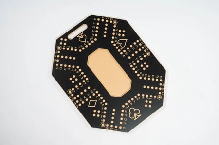 جاكارو خشبي مستطيل كبير  6 لاعبين