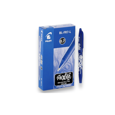 كرتون 12-قلم سائل بايلوت أزرق يمسح