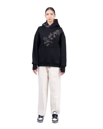 hoodie Hoodie with distinctive embroidery