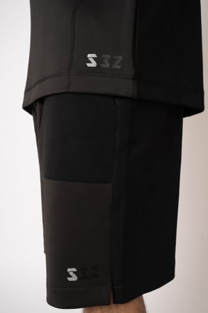 Black Short Set_ طقم