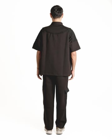 T-shirt and pants set طقم اسود