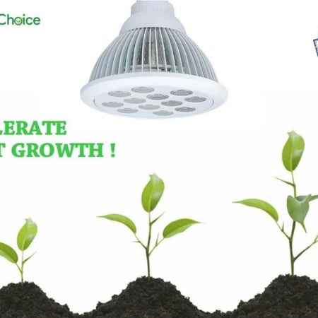 اضاءة LED ازرق احمر ( افضل اضاءه للنباتات )50000ساعه