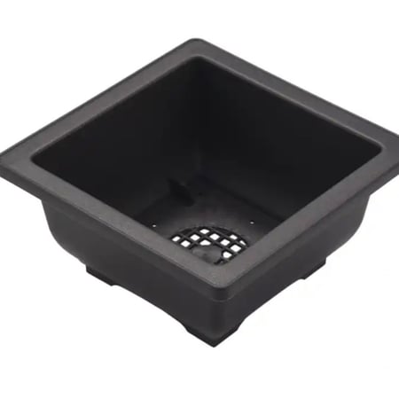 مركن بونساي بلاستيك مقاس 12cm مربع