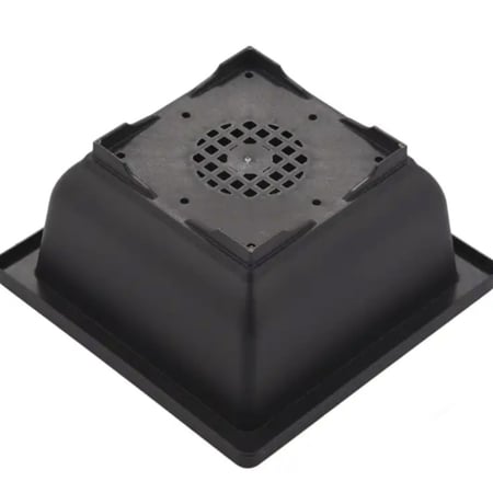 مركن بونساي بلاستيك مقاس 12cm مربع