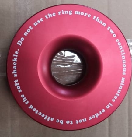 بكرة السحب لمضاعفة قوة الونش - اللون احمر-