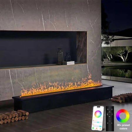 جهاز بخار 3D مقاس 180/20 عمق24 اللون أسود