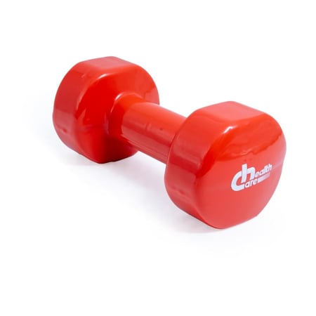 رفع الأثقال دامبل مغلف بالفينيل هلثكير_VD6KG - 6KG