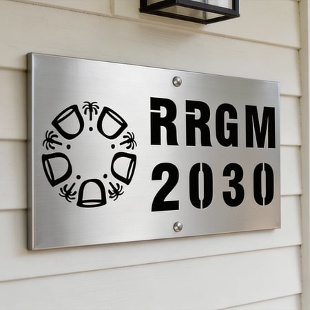 لوحة العنوان الوطني هوية يوم التأسيس 40