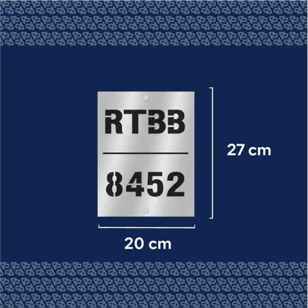 لوحة عنوان بيتك 1