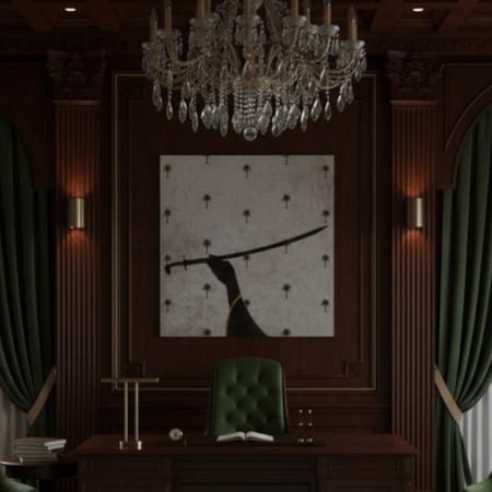 لوحة تراثية سعودية