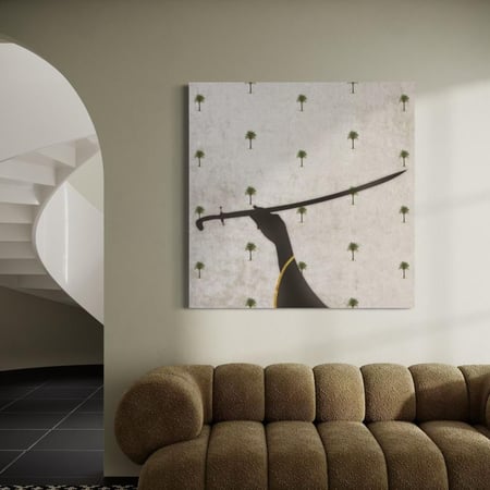 لوحة تراثية سعودية