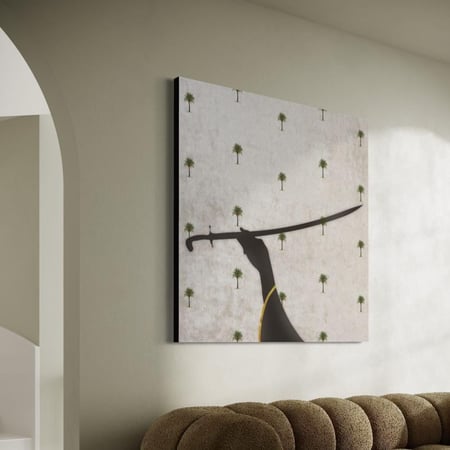 لوحة تراثية سعودية