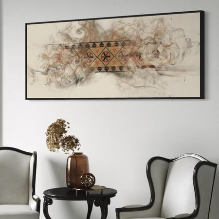 لوحة تراثية نجدية