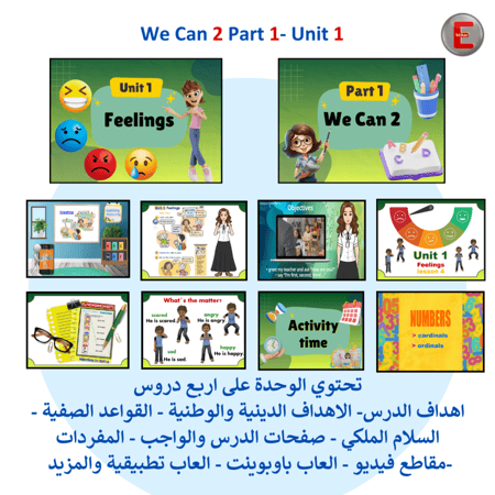 عروض تقديمية We Can 2- Part 1-All Units