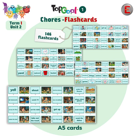Unit 2-Chores Flash cards