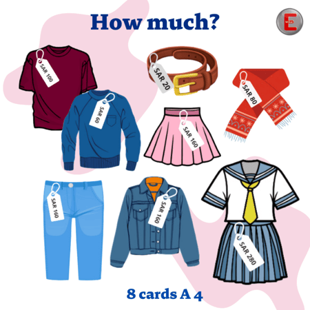 Unit4-Healthy life-How Much( Clothes price)
