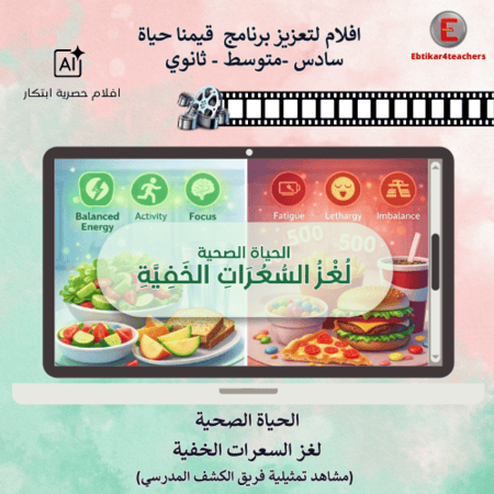 افلام لتعزيز برنامج  قيمنا حياة -سادس -متوسط - ثانوي