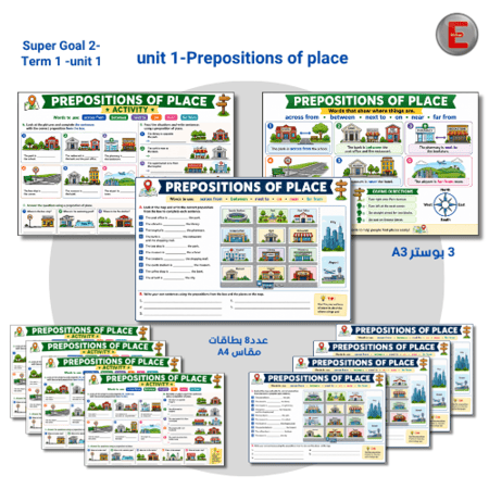 unit 1-Prepositions of place