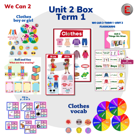 بوكس الأنشطة We can 2-part 1-unit 2