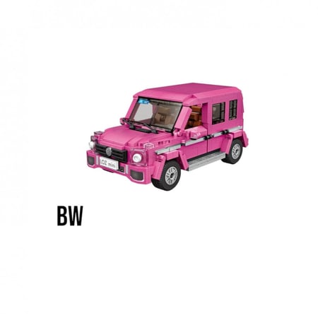 Lego pink car 652 pieces