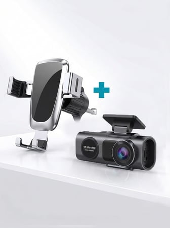 داش كام 4K UHD + حامل جوال للسيارة