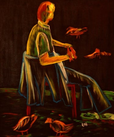 لوحة تشكيلية للإقتناء أصلية