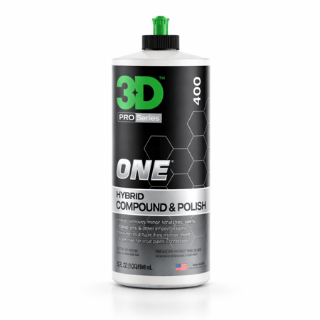 ملمع سيارات 3D ONE 1 لتر لإزالة الخدوش وتلميع ولمعان قوي