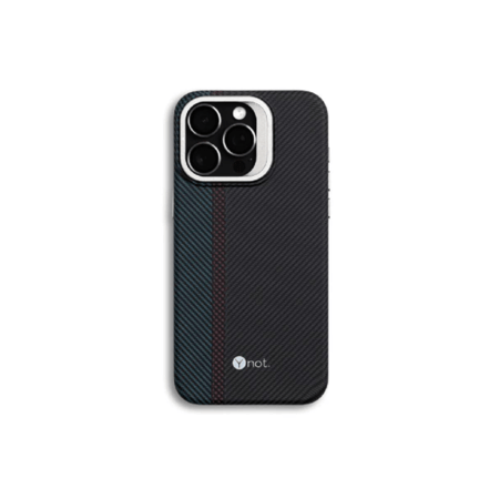 Ynot - جراب حماية من ألياف الكربون الماج سيف مع ستاند للكاميرا