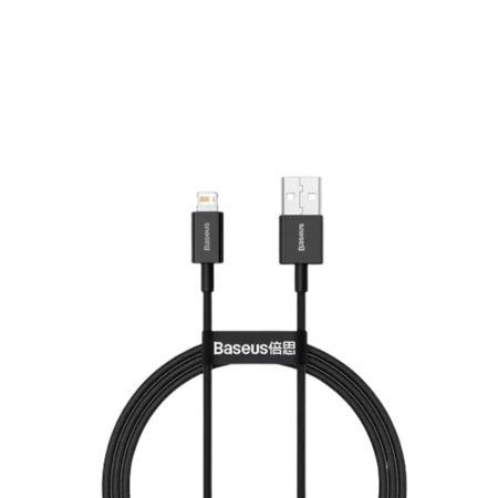 كيبل شحن آيفون Baseus USB 2.4A Fast Charging Data Cable for Apple Device