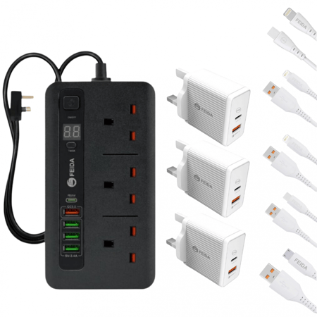 عرض الديوانية من فيدا توصيلة ذكية 3 افياش جدارية 5 كيابل