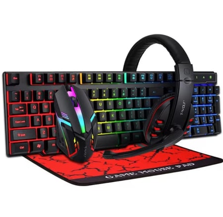 دينكس- كيبورد وماوس وسماعة