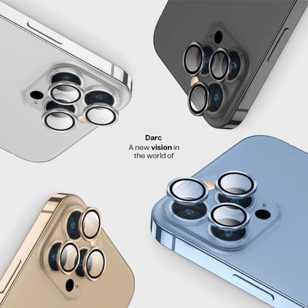 دارك - حماية الكاميرا للايفون 14 برو/ 14 برو ماكس -الوان متعددة