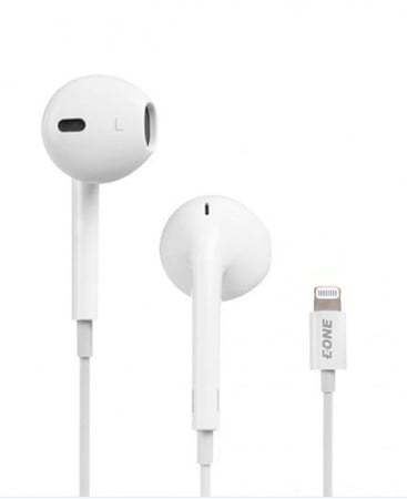 اي ون- سماعة ايفون سلكية لايتنغ معتمدة من ابل