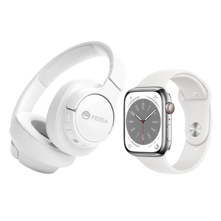 عرض ساعة فيدا ستان ستيل وسماعة فيدا AST97  - الوان متعددة