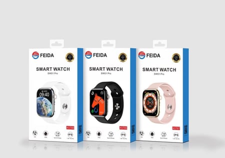 فيدا - ساعة ذكية FEIDA SW01 PRO الرياضية