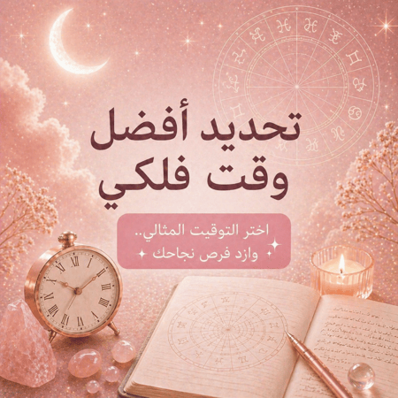 تحديد أفضل توقيت فلكي لقرارك المهم