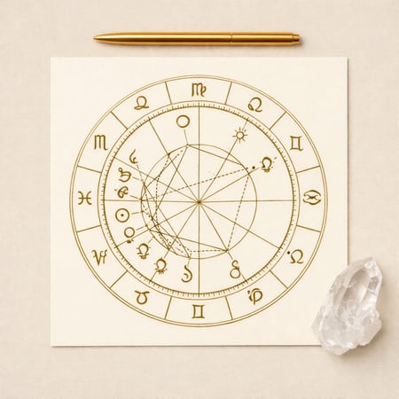 تحليل الخريطة الفلكية - لمحة سريعة