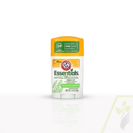 مزيل العرق اسينشيالز اكليل الجبل ولافندر للنساء من ارم & هامر 28 جم Arm & Hammer Essentials Solid Deodorant Rosemary Lavender For Women