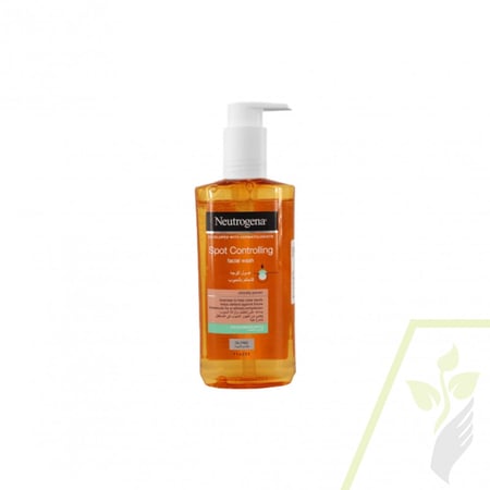 غسول للوجه للتحكم بالحبوب خال من الزيوت من نيوتروجينا 200 مل Neutrogena Spot Controlling Facial Wash Oil-Free