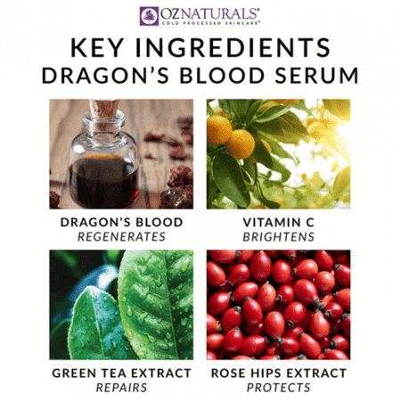سيروم الوجه دراغون بلود من اوز ناتشورال  30 مل OZNaturals Dragons Blood Facial Serum
