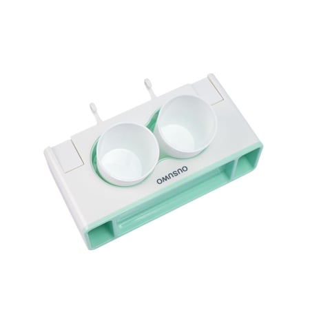 منظم أدوات الحمام متعدد الاستخدام – تصميم جداري مع أكواب