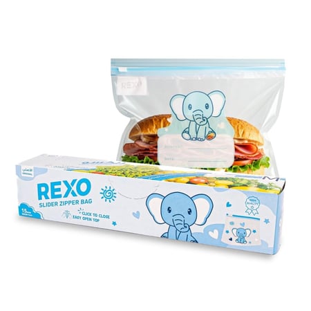 اكياس نايلون للتبريد قابلة للغلق مقاس M