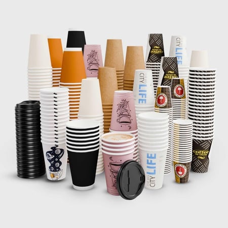 بكج الأكواب 1000 كوب متنوع