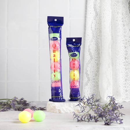 معطر اسفنيك ملون 5 حبات لإزالة روائح الحمامات