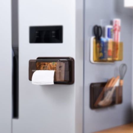 علبة مناديل مغناطيسية بتصميم رائع