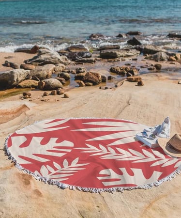 سجادة شاطئ دائرية متعددة الاشكال