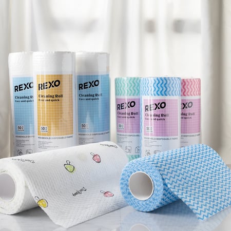 رول تنظيف عملي وناعم مثالي للمطبخ والحمام